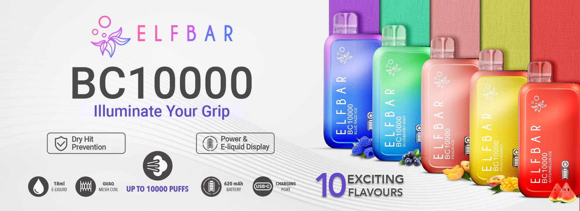 BC10000 How To Use Elf Bar Dual 10K Pod Kit (10,00 Puffs)