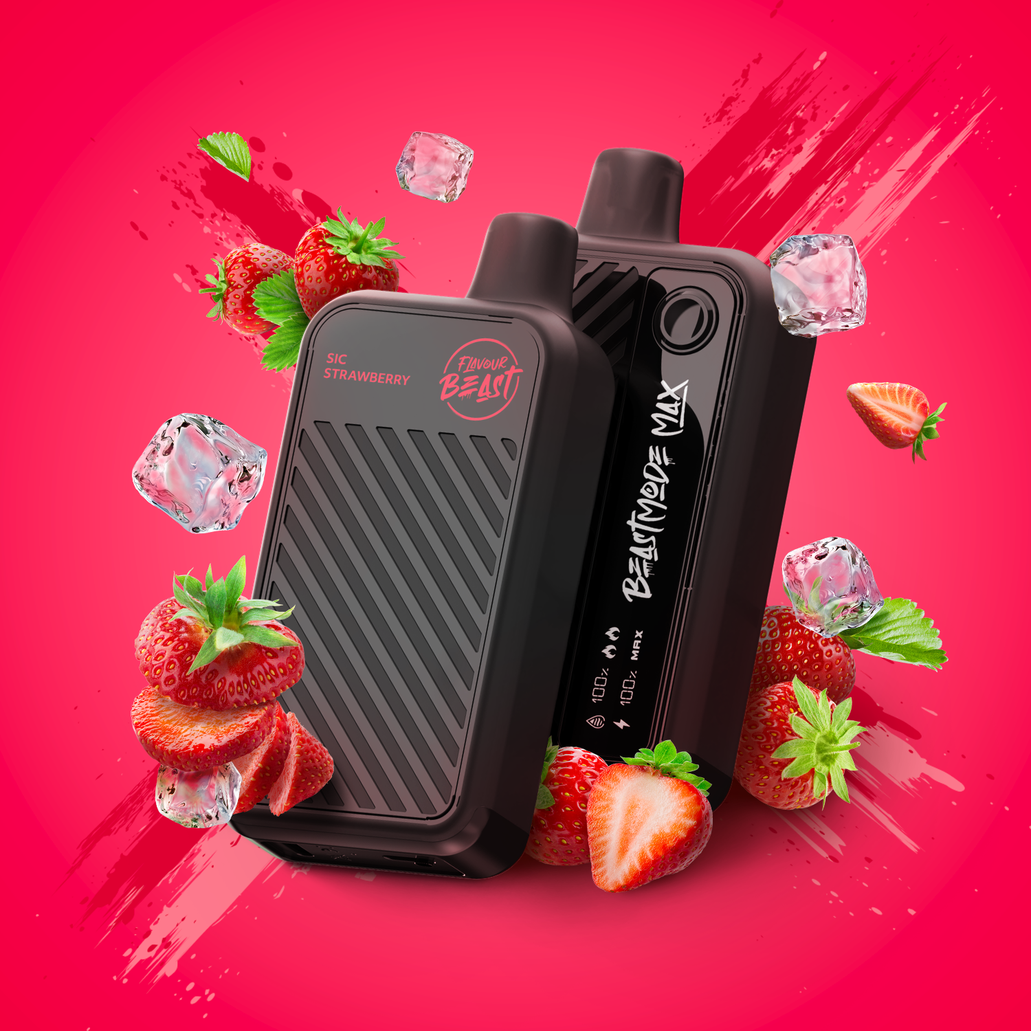 Flavour Beast Beast Mode Max 50K Disposable - Sic Strawberry Iced