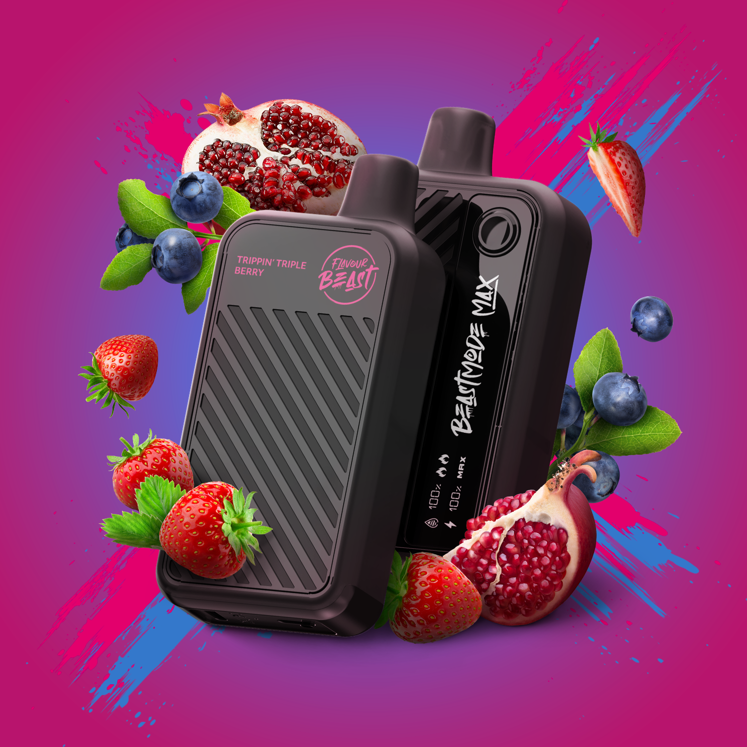 Flavour Beast Mode Max 18K Disposable - Trippin' Triple Berry