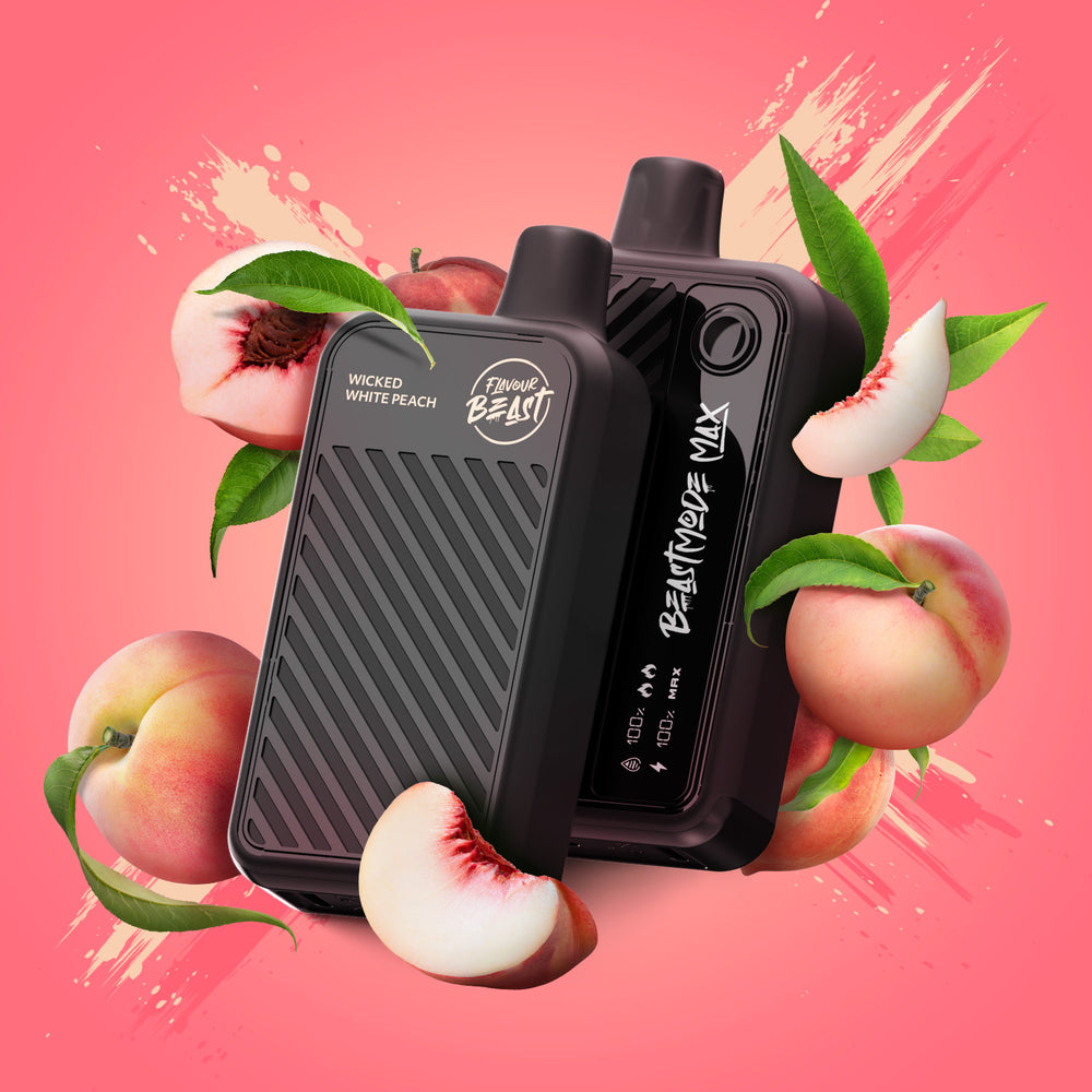 Flavour Beast Beast Mode Max 50K Disposable - Wicked White Peach
